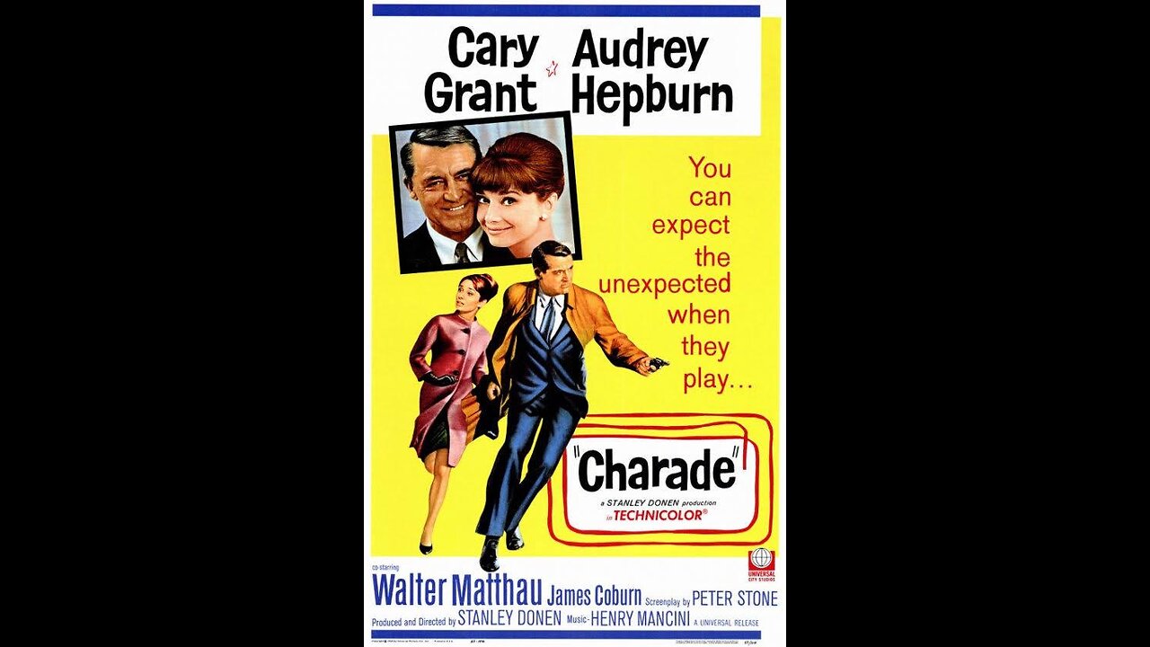 Charade (1963) Cary Grant & Audrey Hepburn | Comedy Mystery Romance Thriller | Full Movie