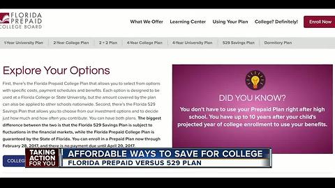 SAVING FOR SCHOOL: Florida Prepaid College Plans deadline is Tuesday