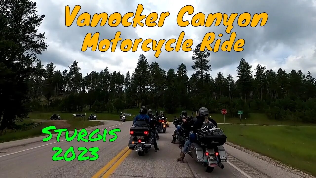 Vanocker Canyon Motorcycle Ride Sturgis Motorcycle Rally