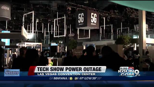 Major power outage hits CES, a consumer electronics show