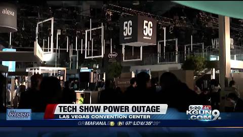 Major power outage hits CES, a consumer electronics show