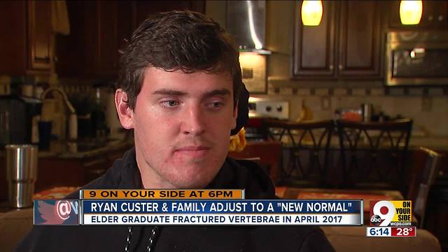 Ryan Custer adjusts to a new normal