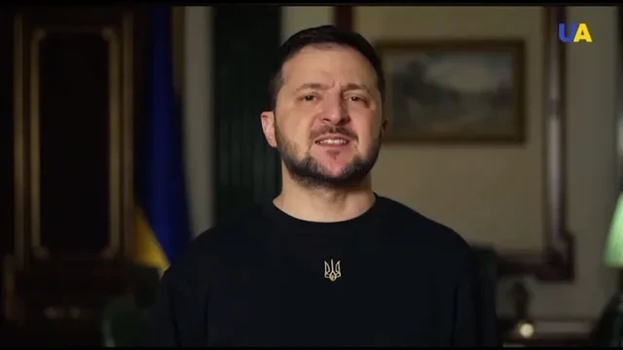 Address from Ukrainian president Volodymyr Zelenskyy