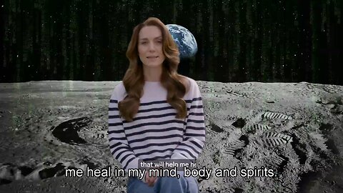 Kate on the moon
