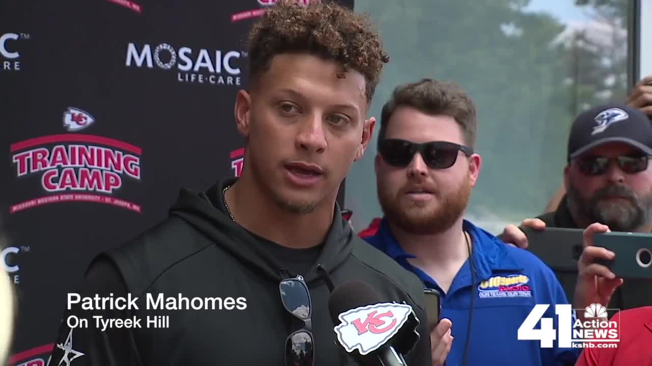 Reid, Mahomes address media at training camp