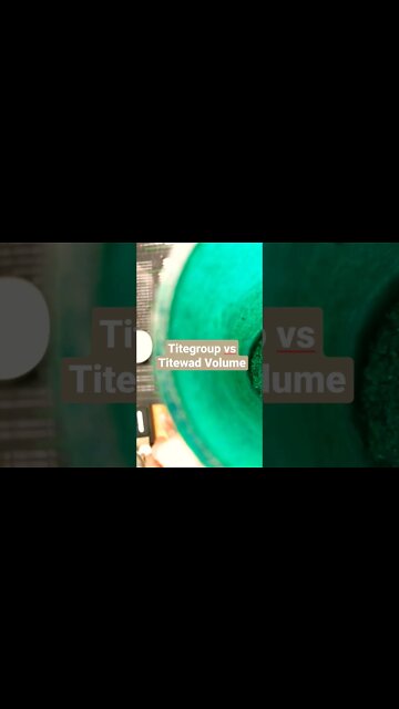 Don't Mix These Up! - Titegroup vs. Titewad Volumetric Comparison