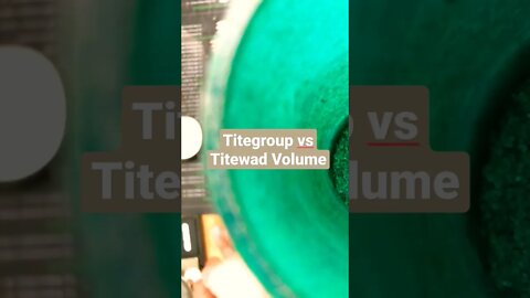 Don't Mix These Up! - Titegroup vs. Titewad Volumetric Comparison