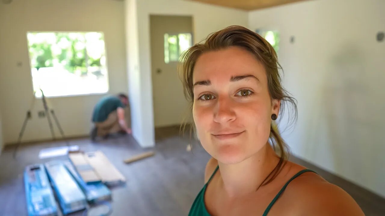 One Step Closer To Moving In! Flooring In The Master Bedroom