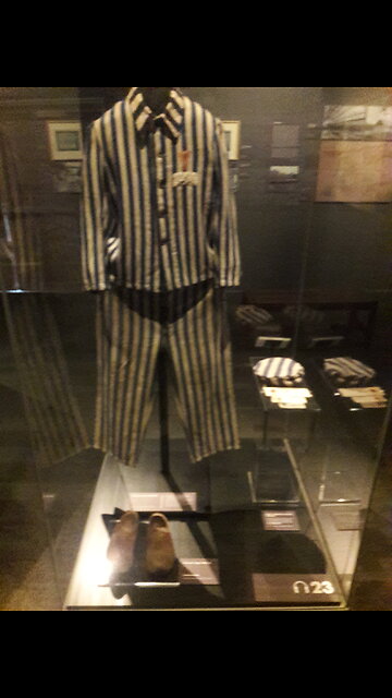 Auschwitz Prison Clothes & Gas Chamber