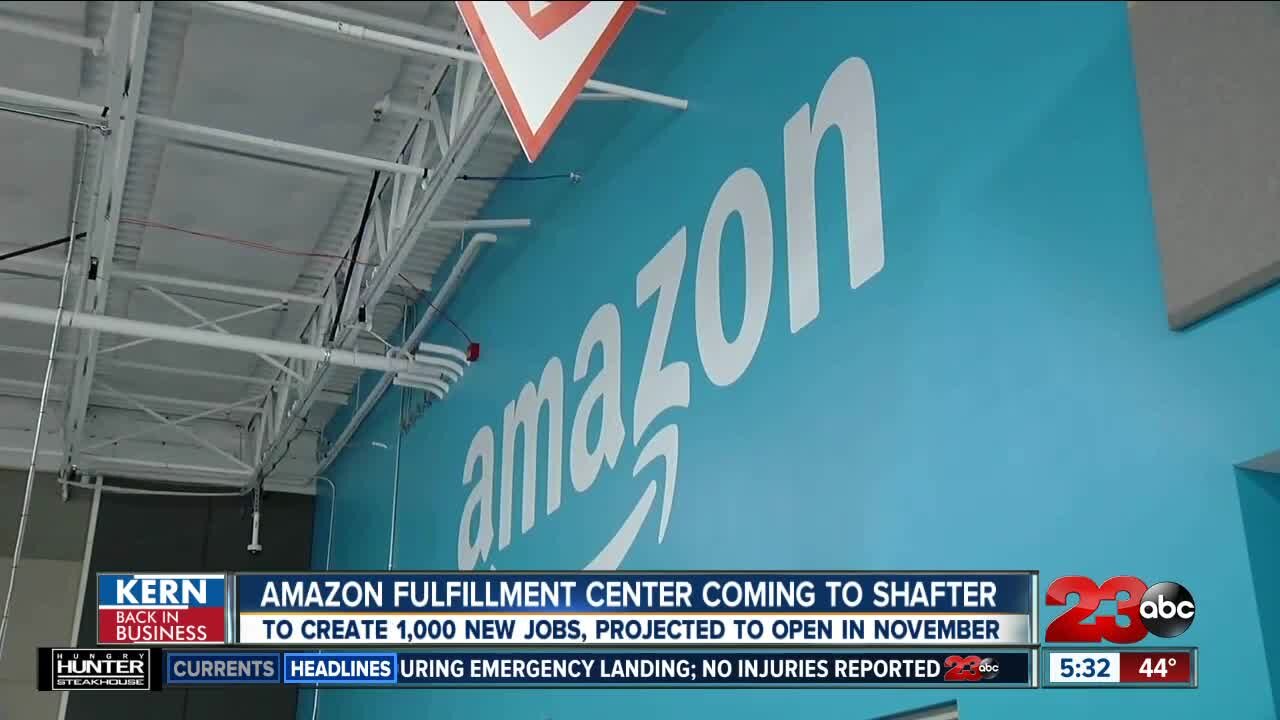 Kern Back in Business: Amazon Fulfillment Center coming to Shafter, will create 1,000 new jobs