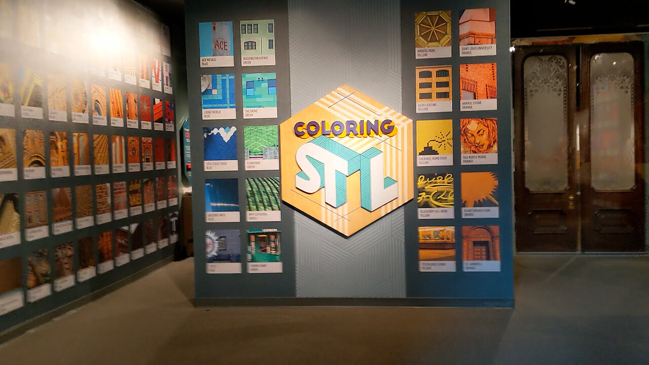 A Visit to the Coloring STL Exhibit at The Missouri History Museum