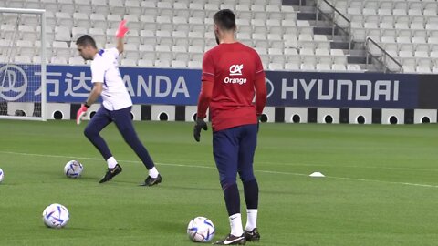 Mbappe, Benzema, Saliba Training For World Cup