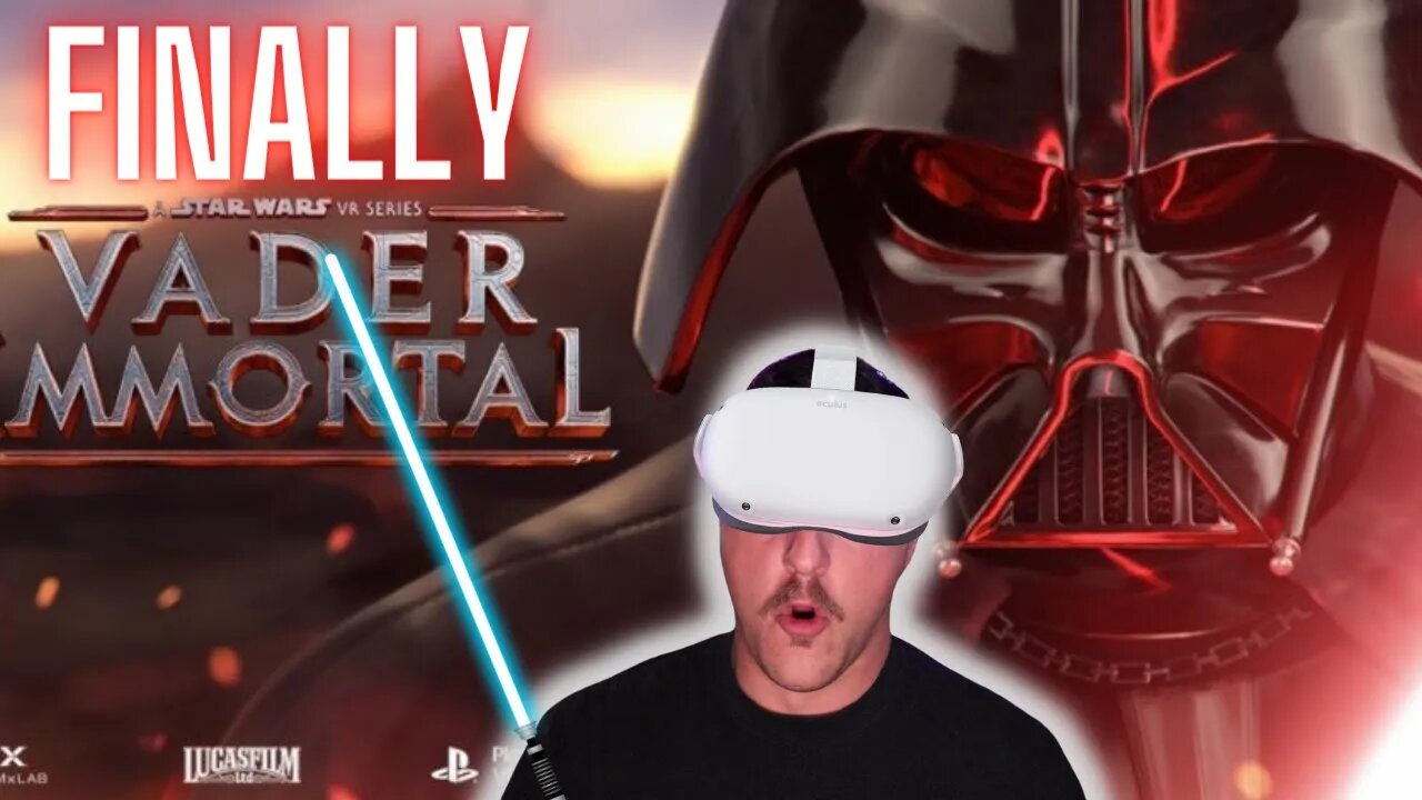 I step into VR STAR WARS in "Vader Immortal" !!!