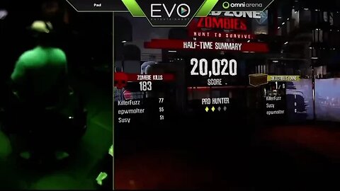Virtual Zombie fighting game at EVO Movie and Entertainment #virtualreality #zombiesurvival