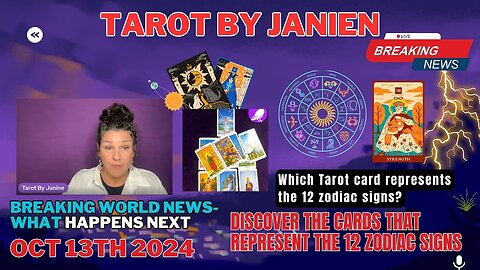 Tarot By Janine - Discover the cards that represent the 12 zodiac signs