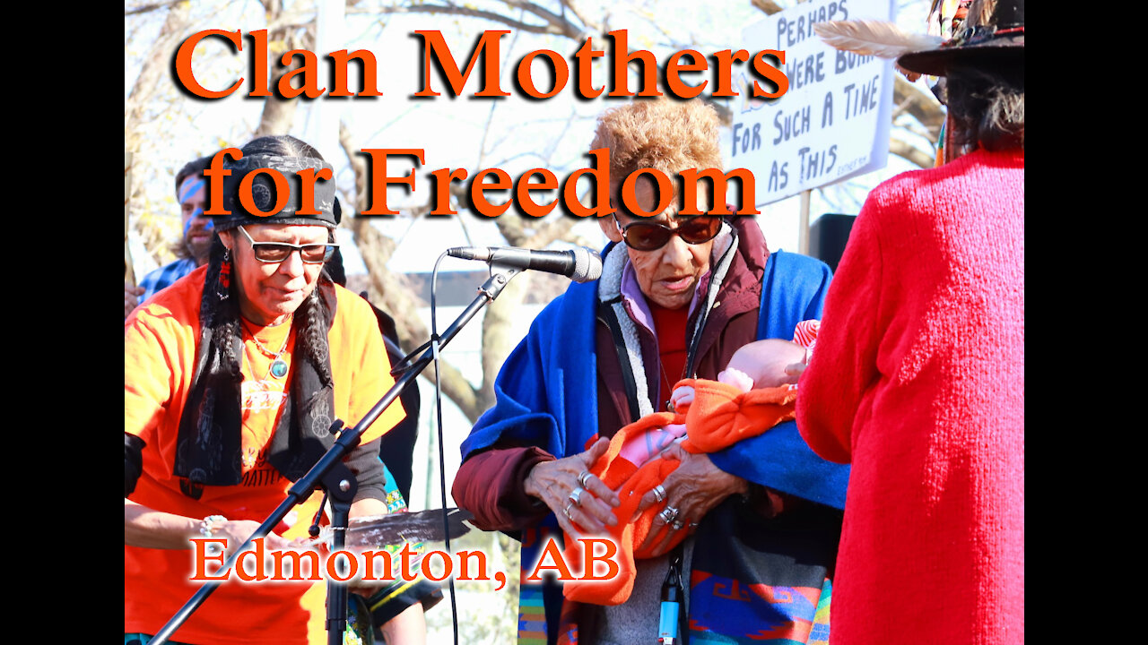 Clan Mothers Unite at the Alberta Legislature for Freedom