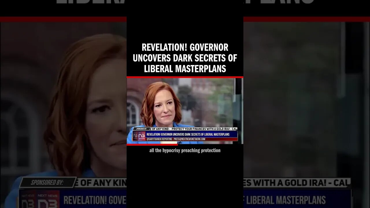 Revelation! Governor Uncovers Dark Secrets of Liberal Masterplans