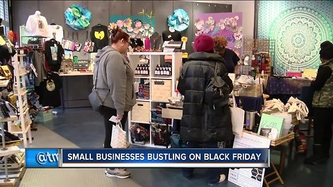 Small businesses cash in on Black Friday rush