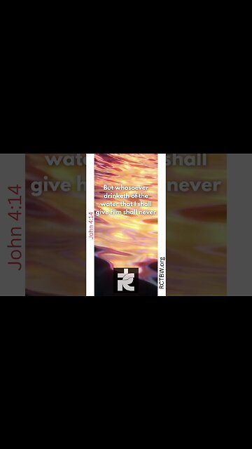 But whosoever drinketh of the water that I shall give him shall never thirst; but the water that...