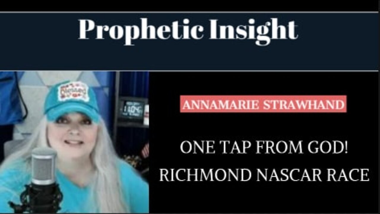 Prophetic Insight: One Tap From God! - Richmond NASCAR Race