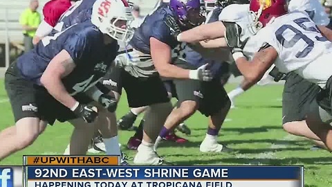 Benefits of East-West Shrine Game at Trop today, Jan. 21, 2017