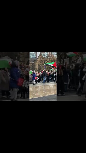 Leeds Pro-Palestinian protest (Dec 9th 2023) #leeds #protest #gaza #palestine