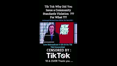 Tik Tok is addressed live on their platform in regards to they're continued illegal censorship .....