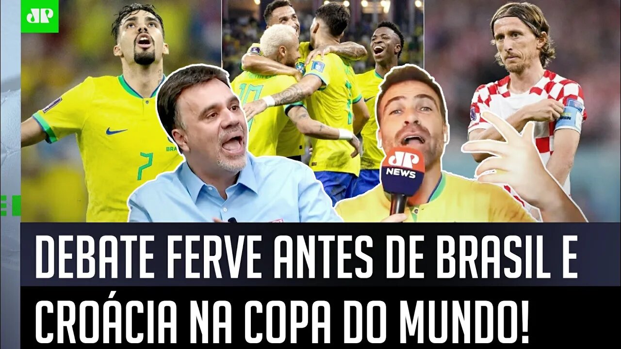 "NÃO! QUE SE DANE ISSO, cara! O Brasil contra a Croácia..." DEBATE PEGA FOGO sobre a Copa do Mundo!