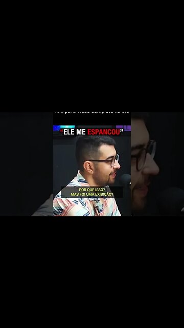 "ME ESPANCOU SÉRIO" com Chico Desimpedidos | Planeta Podcast #shorts