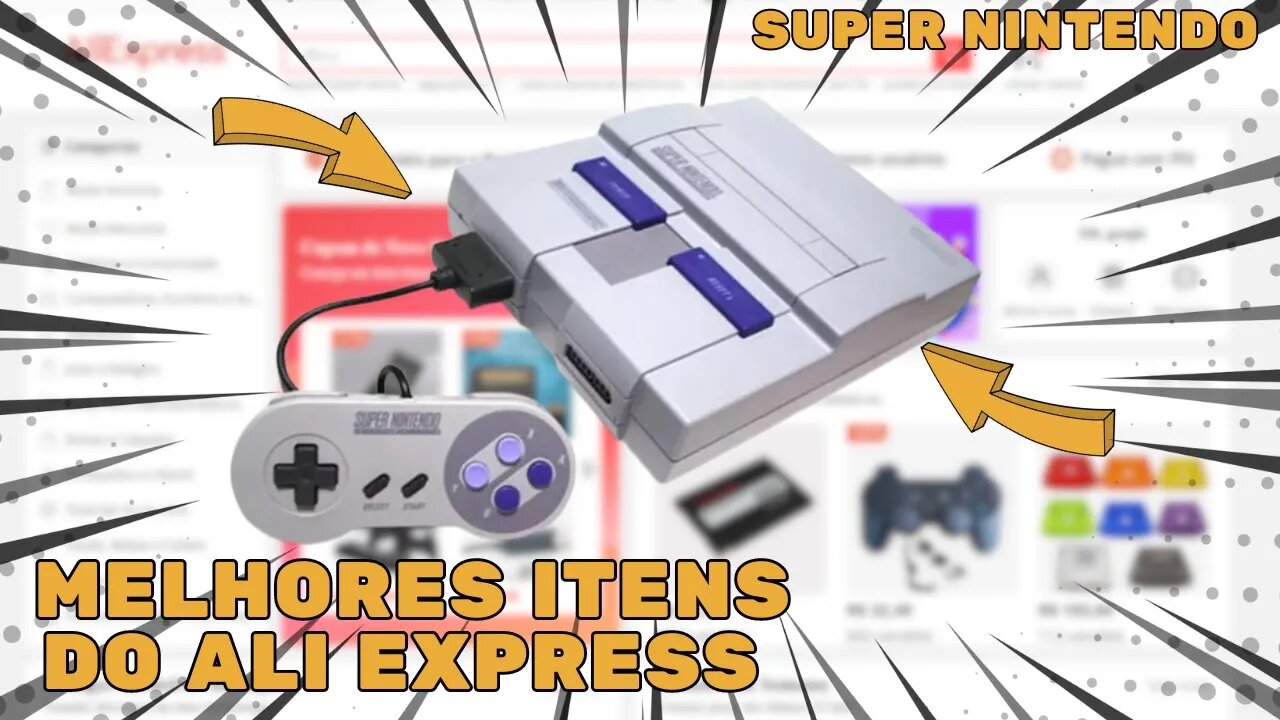 Turbine seu Super Nintendo com os melhores itens do AliExpress!