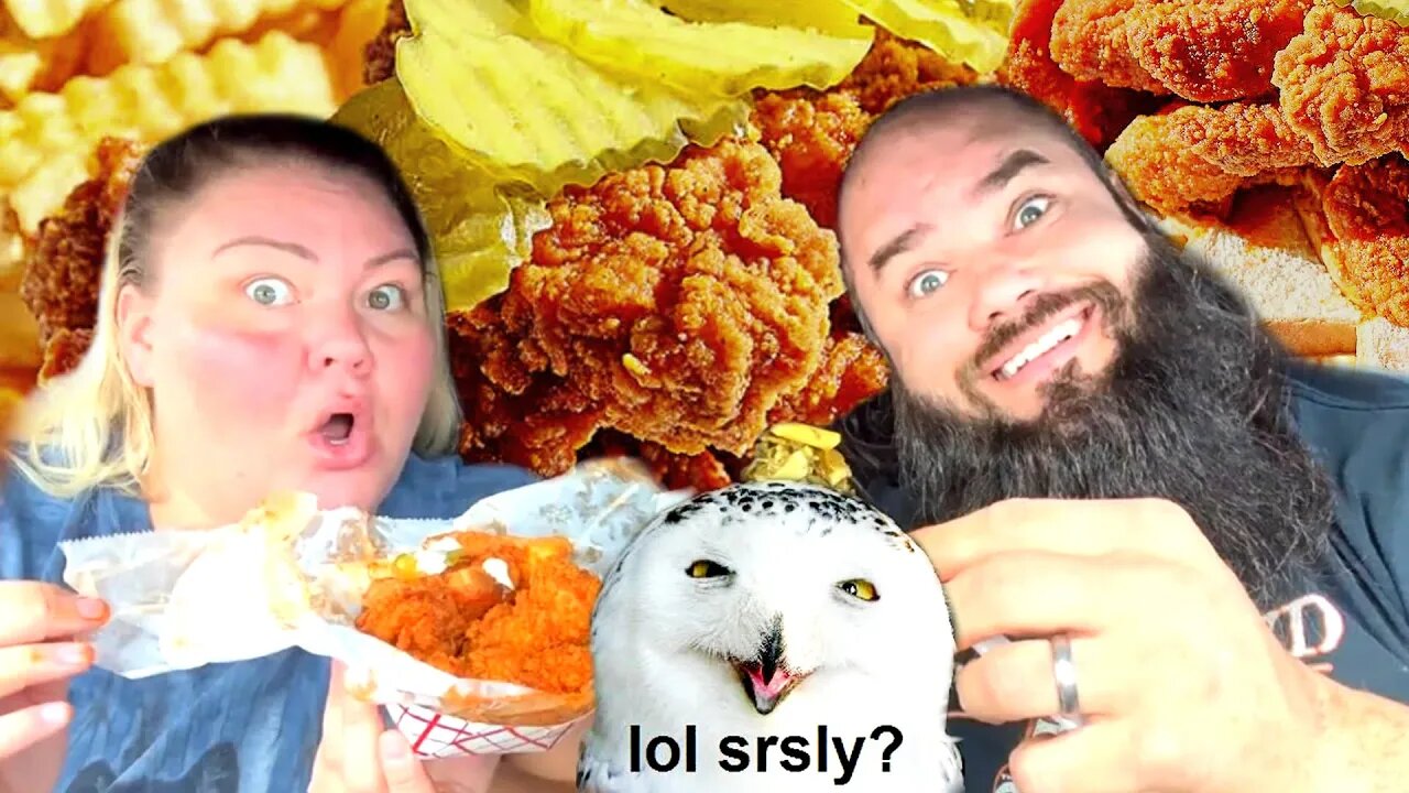 Trailer Trash Tammy Mukbangs Prince's Hot Nashville Chicken with Hubby | Are You Serious??!!