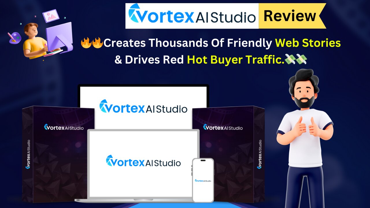 VortexAI Studio Review: World's First AI Web Story Creator