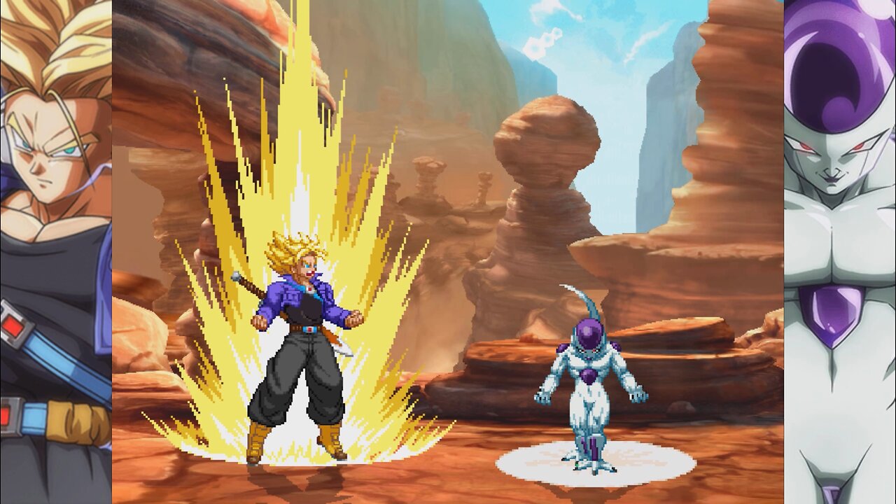 [MUGEN Lifebar] Dragon Ball Z MUGEN Edition: Trunks x Freeza