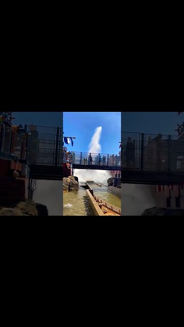 Big splash at Pirate Reef at Legoland CA #legolandcalifornia #legoland #waterpark #splash