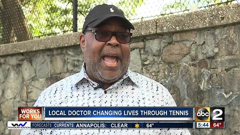 Doctor changing lives through the game of tennis