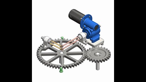 Rotating gear mechanism