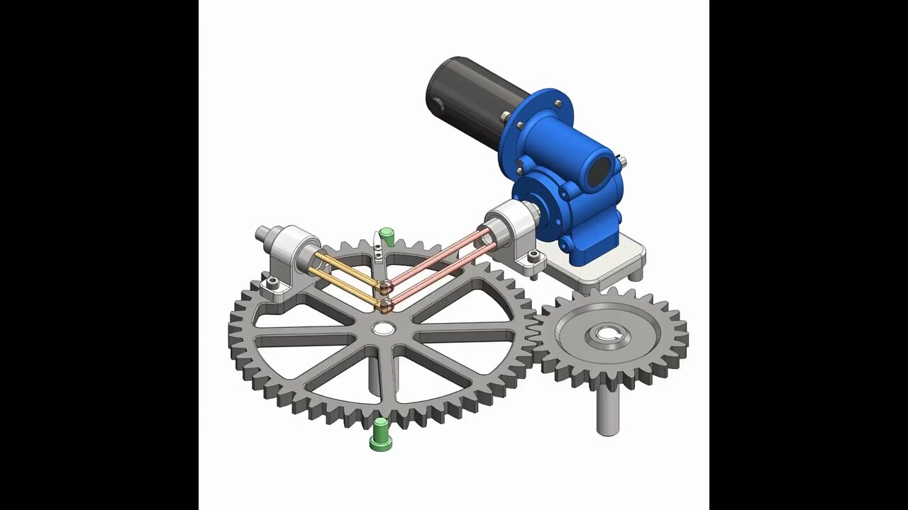 Rotating gear mechanism