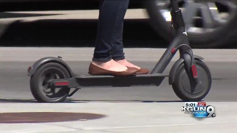 UA: Electric scooter use prohibited on campus