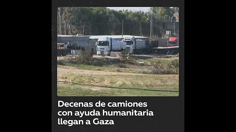 Ayuda humanitaria y combustible ingresa en Gaza en medio de un alto al fuego