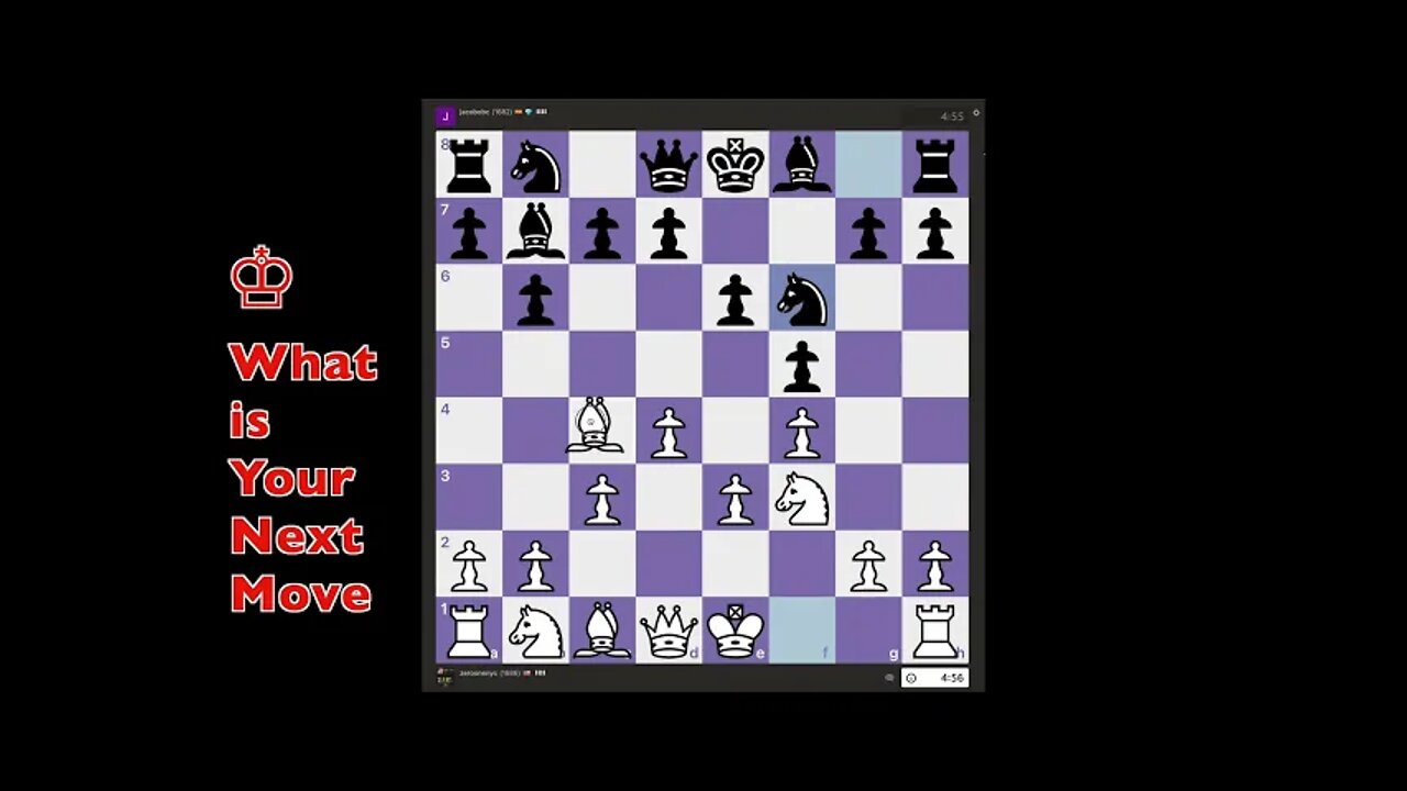 He can't take the knight /What is your next move Jan 20 2022