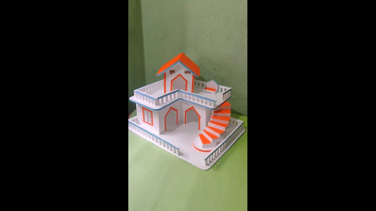 How to make a new cartoon home mini home for children