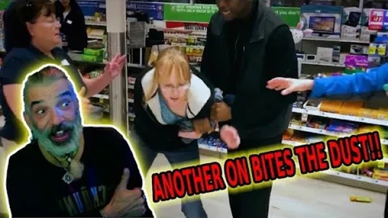 Shoplifter gets MANHANDLED and BUSTED - TruthSlinger SHOW #6 CLIP #2 03 06 23