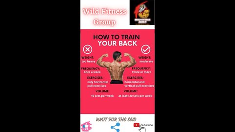 🔥How to train your back🔥#shorts🔥#viralshorts🔥#fitnessshorts🔥#wildfitnessgroup🔥