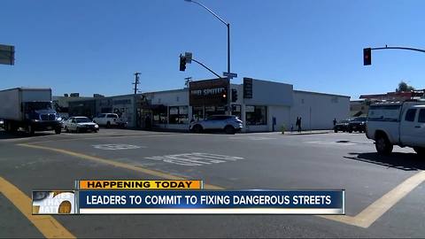 Leaders commit to fixing San Diego's dangerous streets