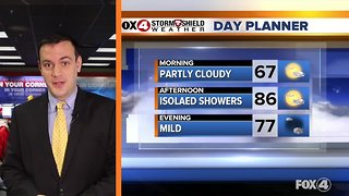 Partly cloudy skies in SWFL this Thursday