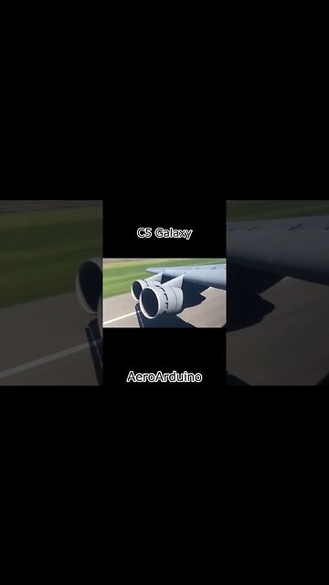 Watch Massive #C5 Galaxy Cargo Jet Touch And Go #Aviation #Fly #AeroArduino