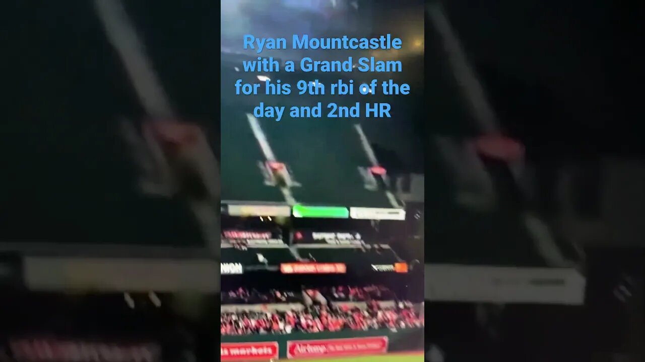 Ryan Mountcastle with 456 Foot GrandSlam for his 9th rbi! #mlb #baltimoreorioles #homerun