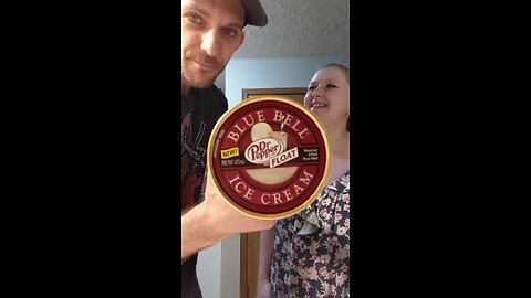 Blue Bell Ice Cream Dr Pepper Float Taste Test #VertVids