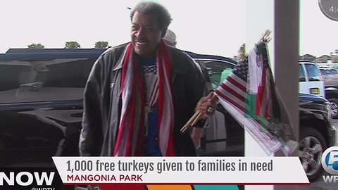 Don King helps families in need