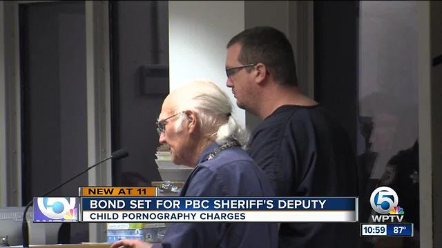 PBSO deputy's bond set at $300,000 after child porn arrest